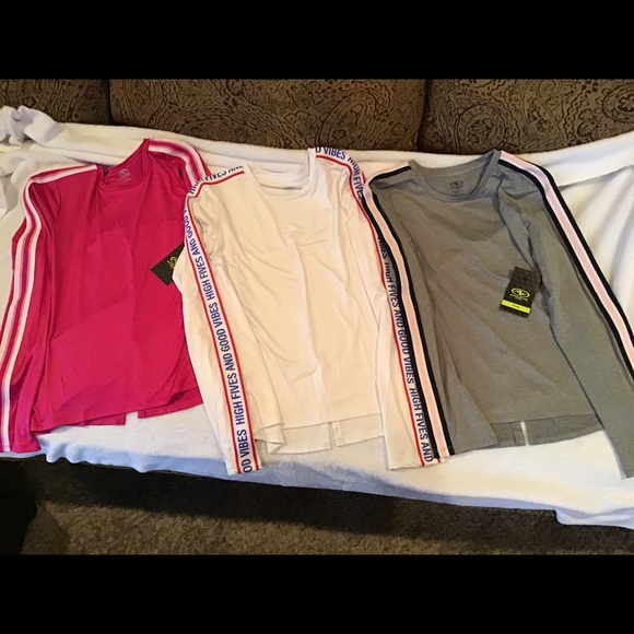 Athletic Works Other - Set of 3 girls long sleeve shirts